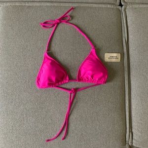 Hot pink bikini top